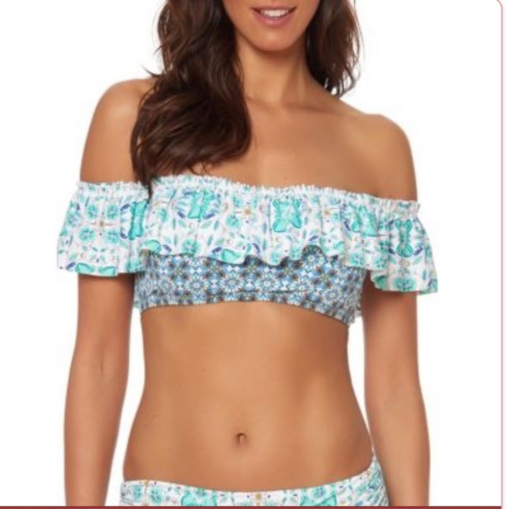 Ron Beattie Bikini Off-the-shoulder Ruffle